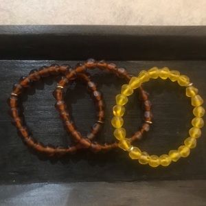 Ethos Glass bracelets